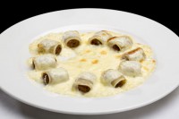 Minicanelons de cep i gamba